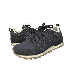 Merrell J95376 Women's Black Suede Alpine Lace up Sneakers Shoes size 9